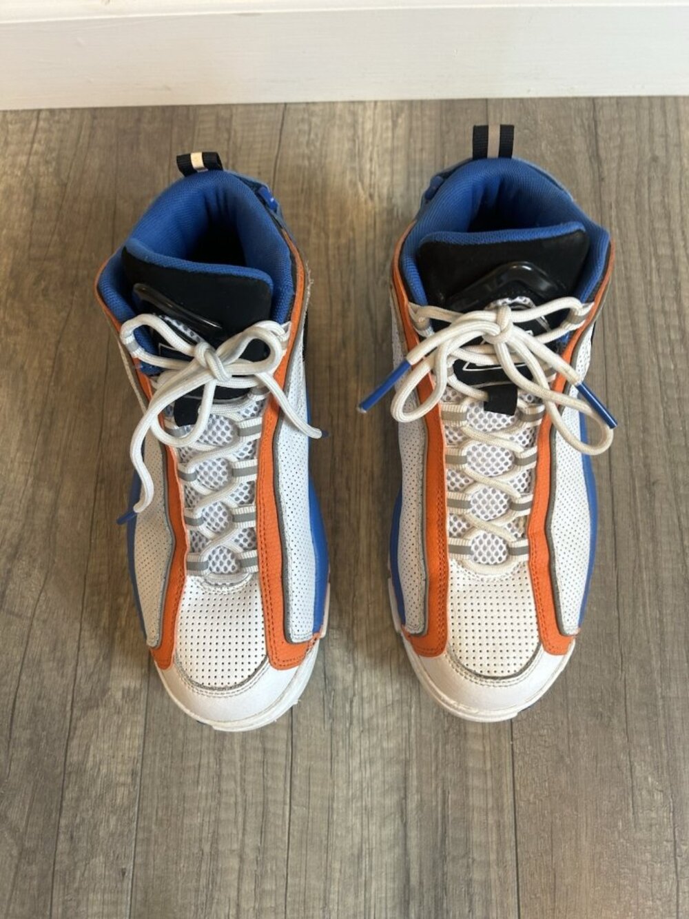 Fila Grant Hill 2 PDR Men Shoes Size 6 Orange Blue Sneakers 3BM01882-114 Bball - Picture 5 of 11